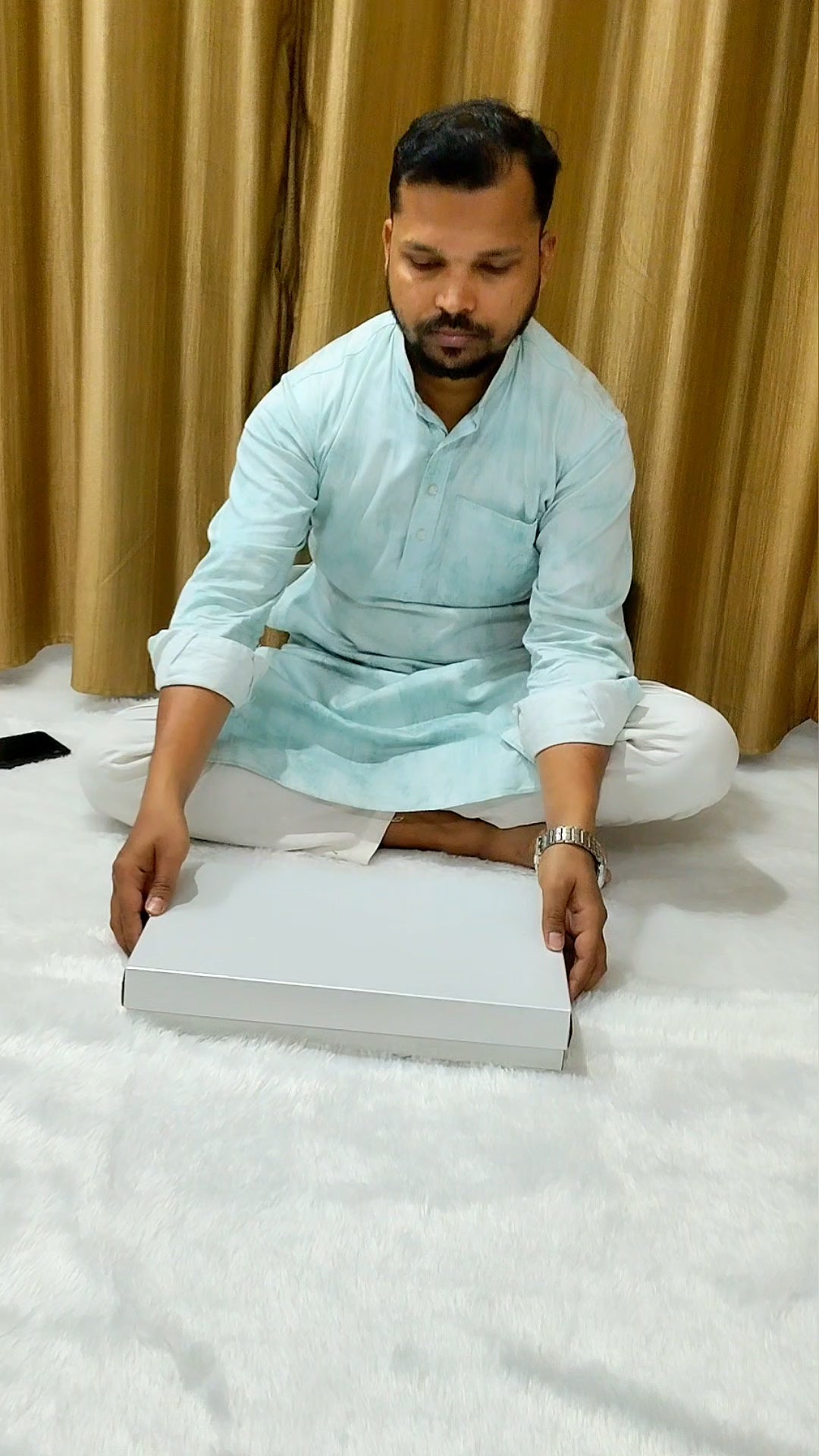 Violet Colour Banarasi Mashru Silk Saree With Strip Design