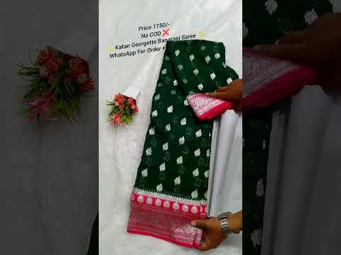 Elegant Banarasi Khaddi Georgette Saree