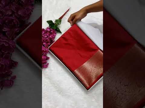 Maroon Colour Banarasi Warm Silk Saree