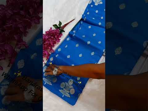 Blue Colour Fancy Banarasi Warm Silk Saree