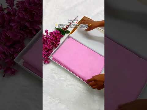 Baby Pink And Blue Border Banarasi Semi Georgette Saree