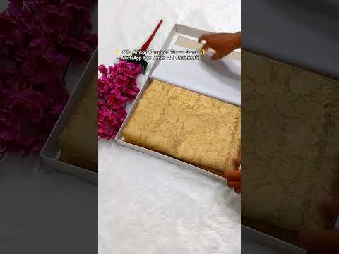 Nita Ambani inspired Fancy Banarasi Tissue Brocade Saree