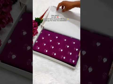 Silver Zari Soft Banarasi Semi Georgette Saree