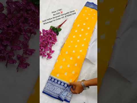 Wedding Banarasi Katan Georgette Saree