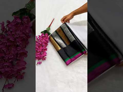 Nita Ambani inspired Modern Katan Silk Saree