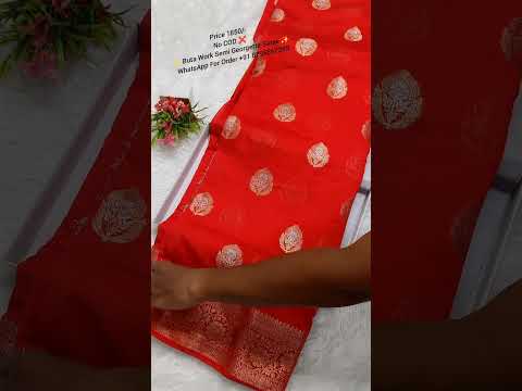 Meenakari Buta Banarasi Warm Silk Saree