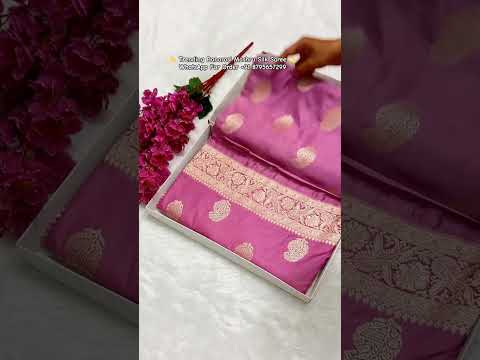 Elegant Design Banarasi Mashru Silk Saree