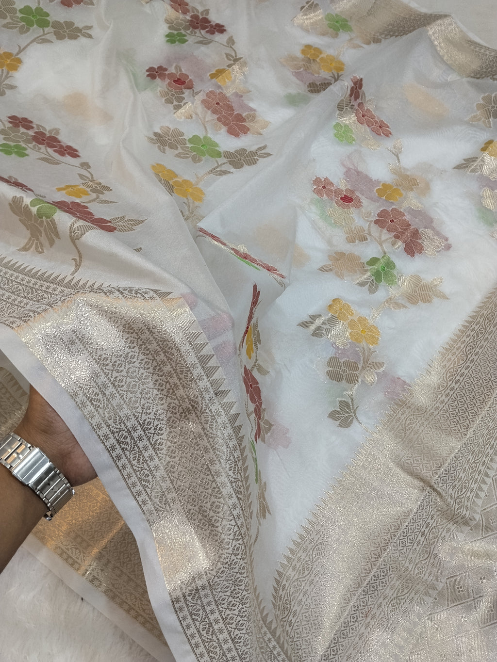 Most Demanding Banarasi Semi Georgette Saree
