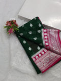 Elegant Banarasi Khaddi Georgette Saree