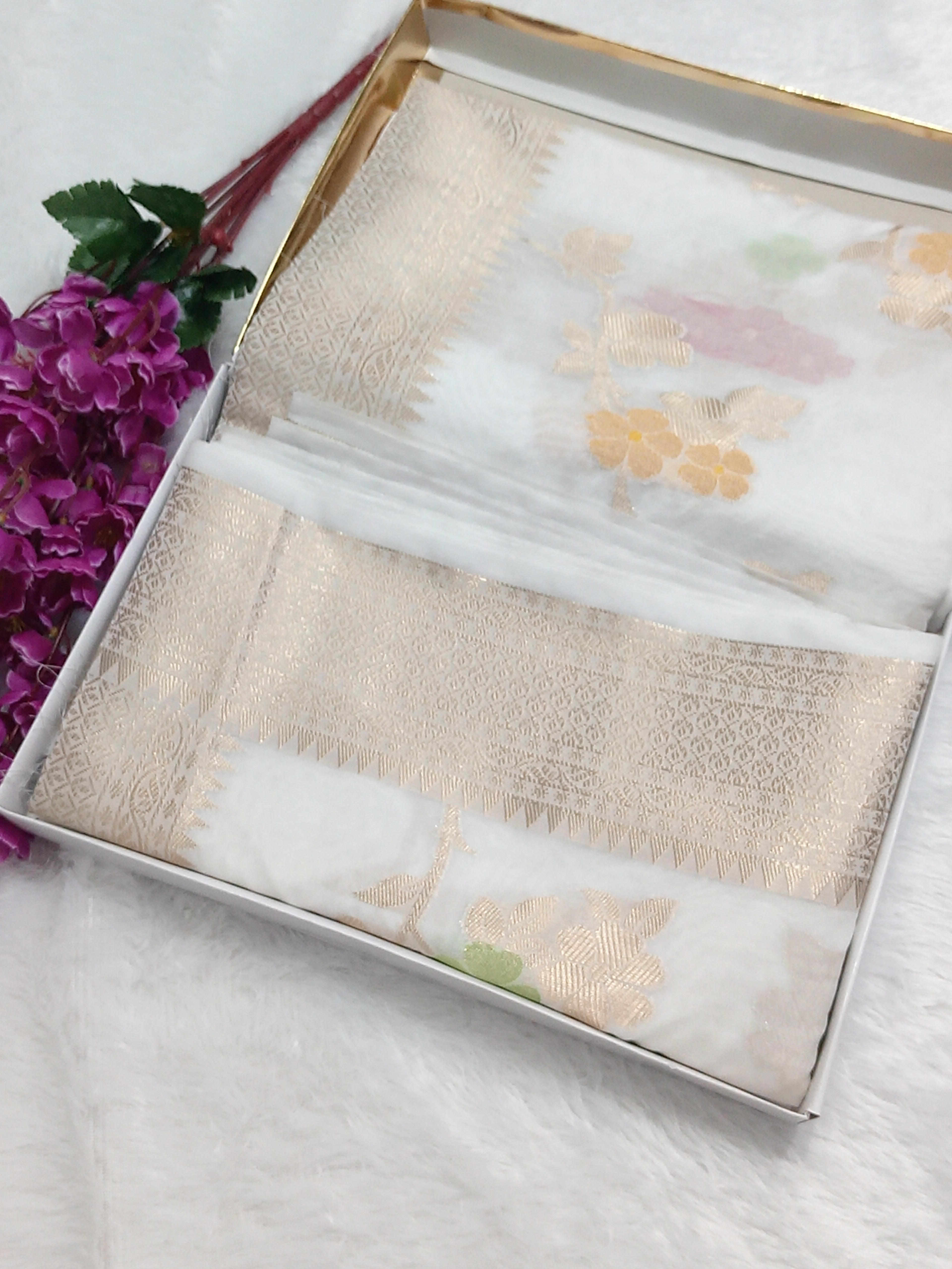 Most Demanding Banarasi Semi Georgette Saree