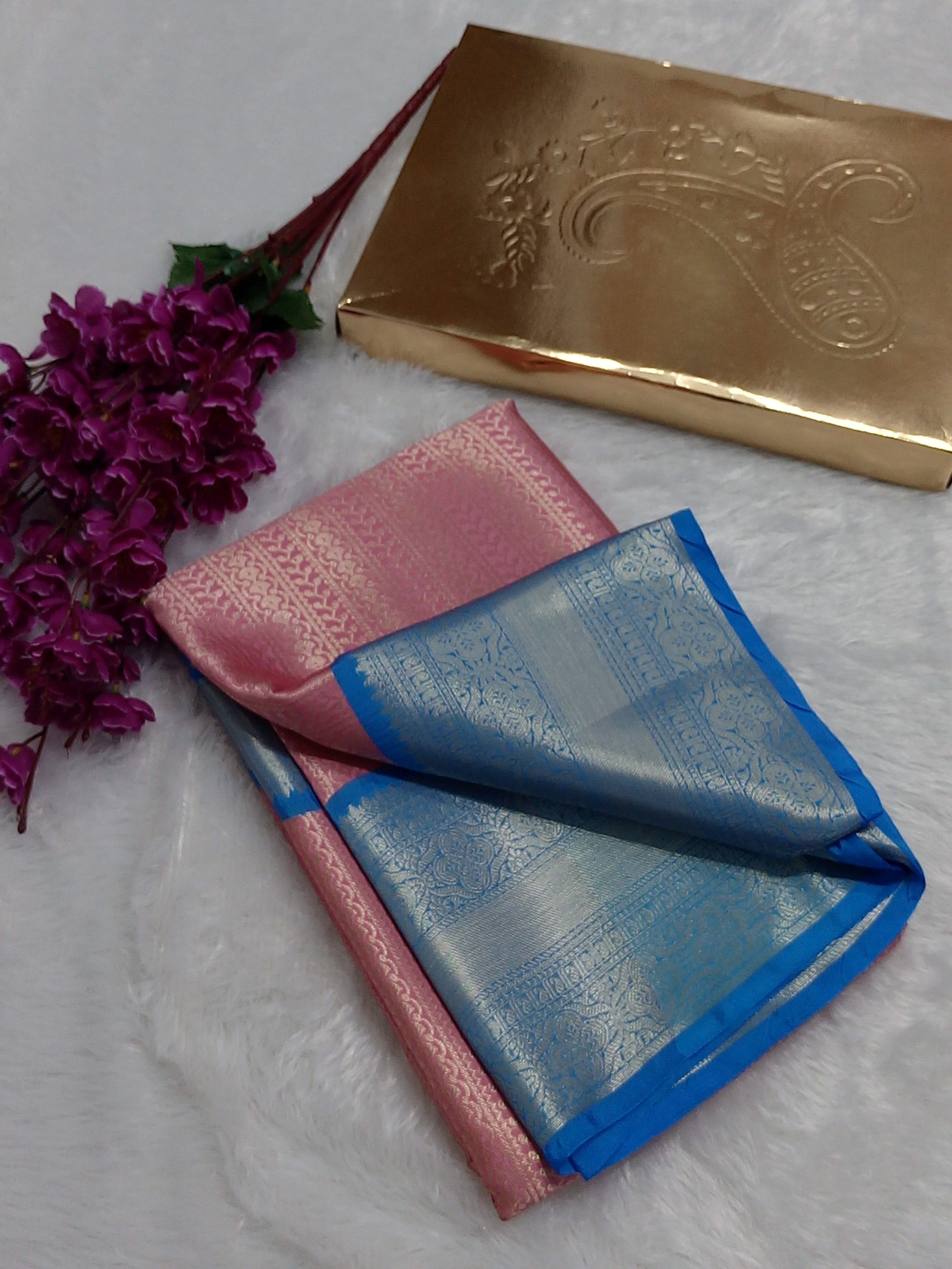 Wedding Wear Banarasi Semi Mashru Silk Saree