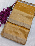 Organza Tissue Saree With Gota Patti Work