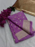 Pink Color Banarasi Mashru Silk Saree
