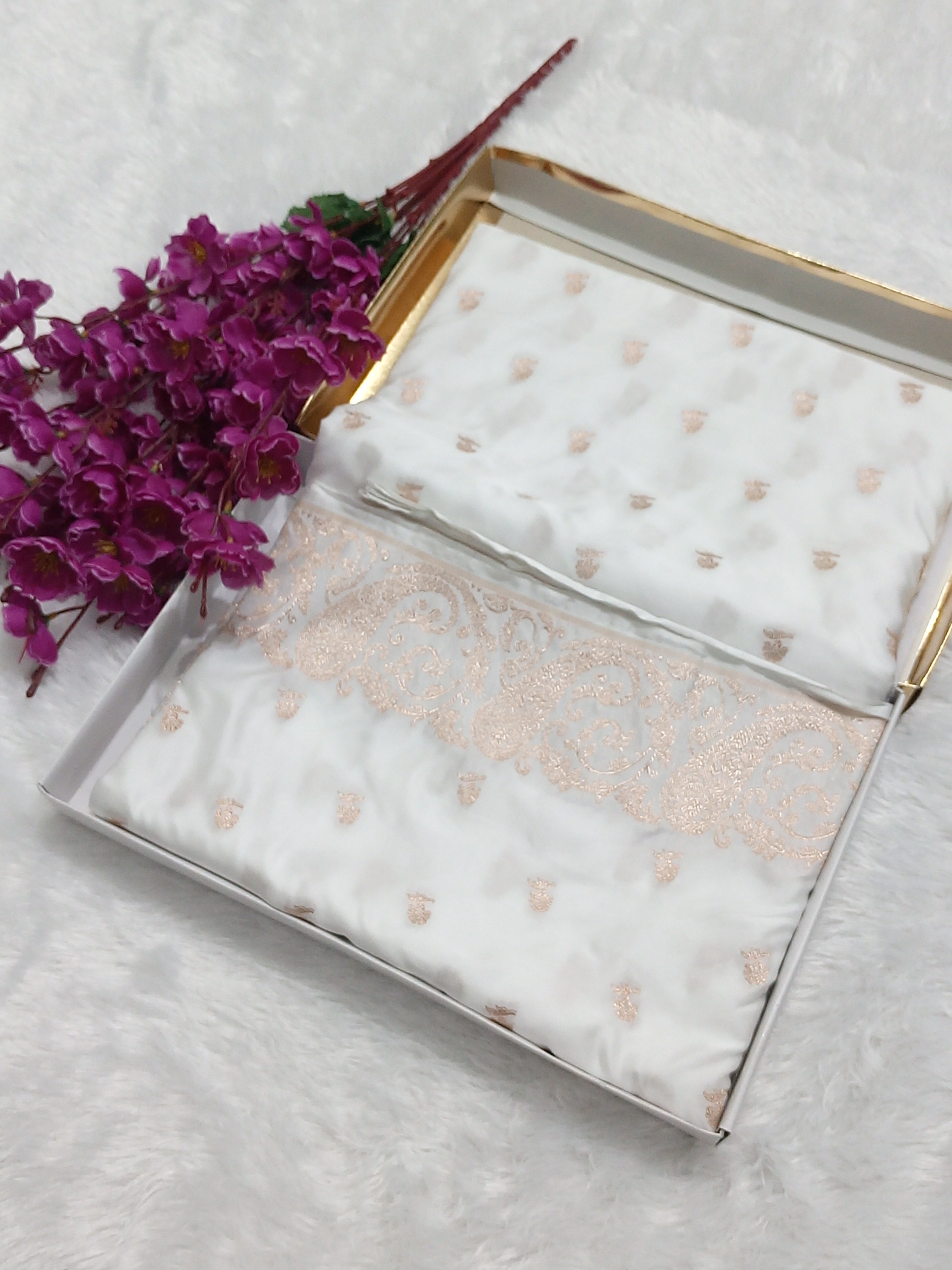 Elegant Design Banarasi Mashru Silk Saree