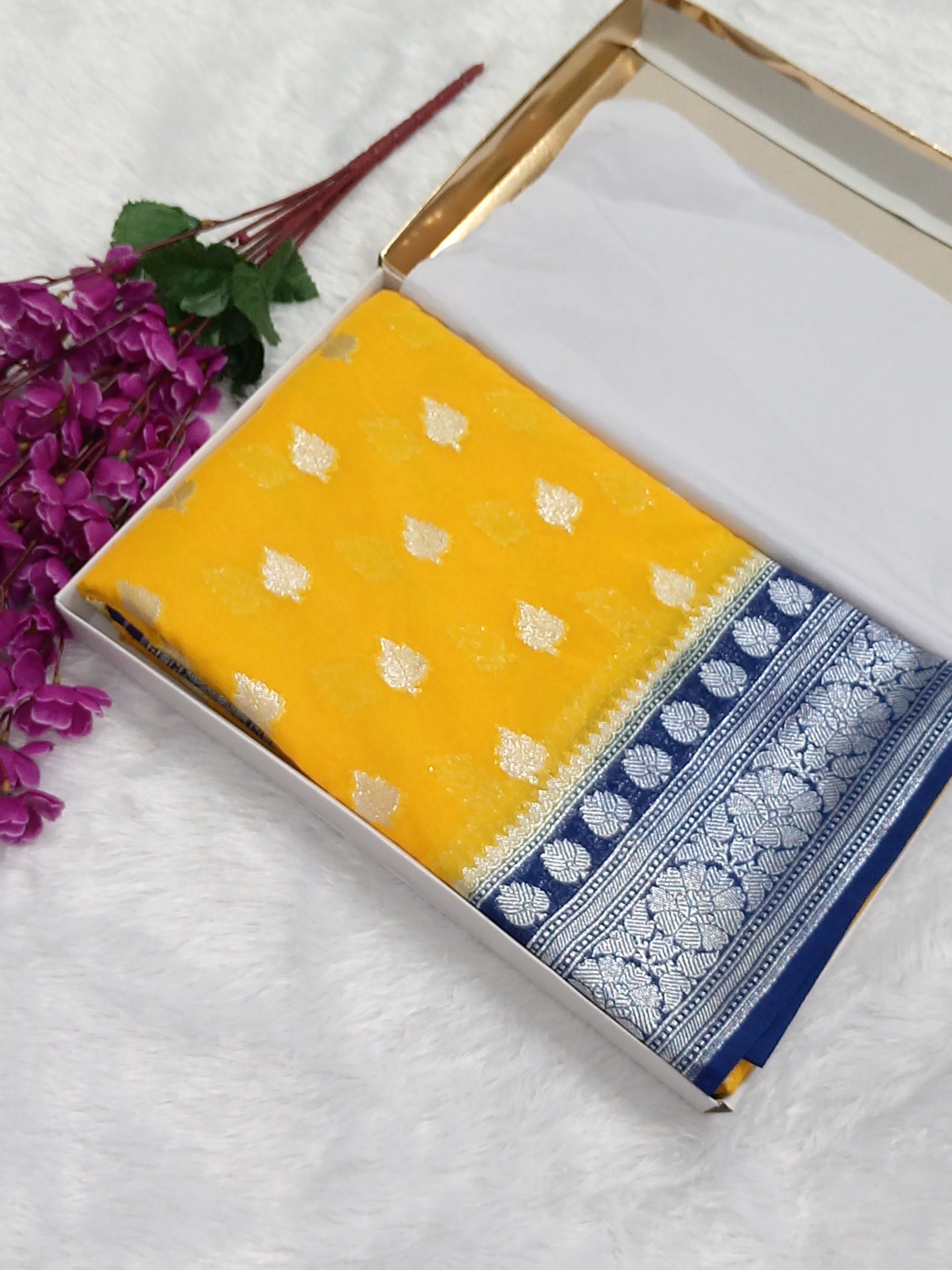 Wedding Banarasi Katan Georgette Saree