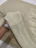Beige Colour Handloom Pure Banarasi Khaddi Georgette Saree Water Zari