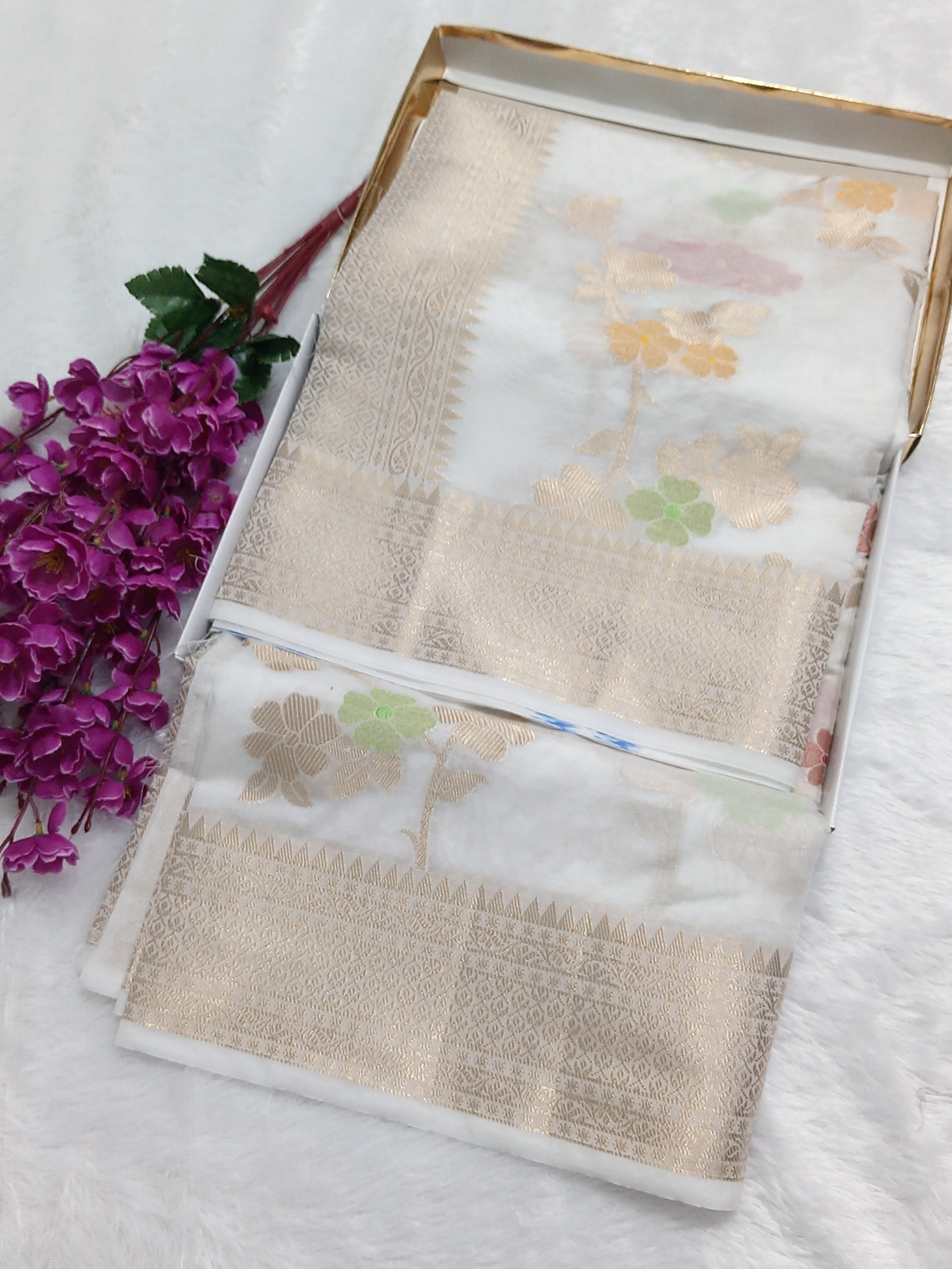 Most Demanding Banarasi Semi Georgette Saree