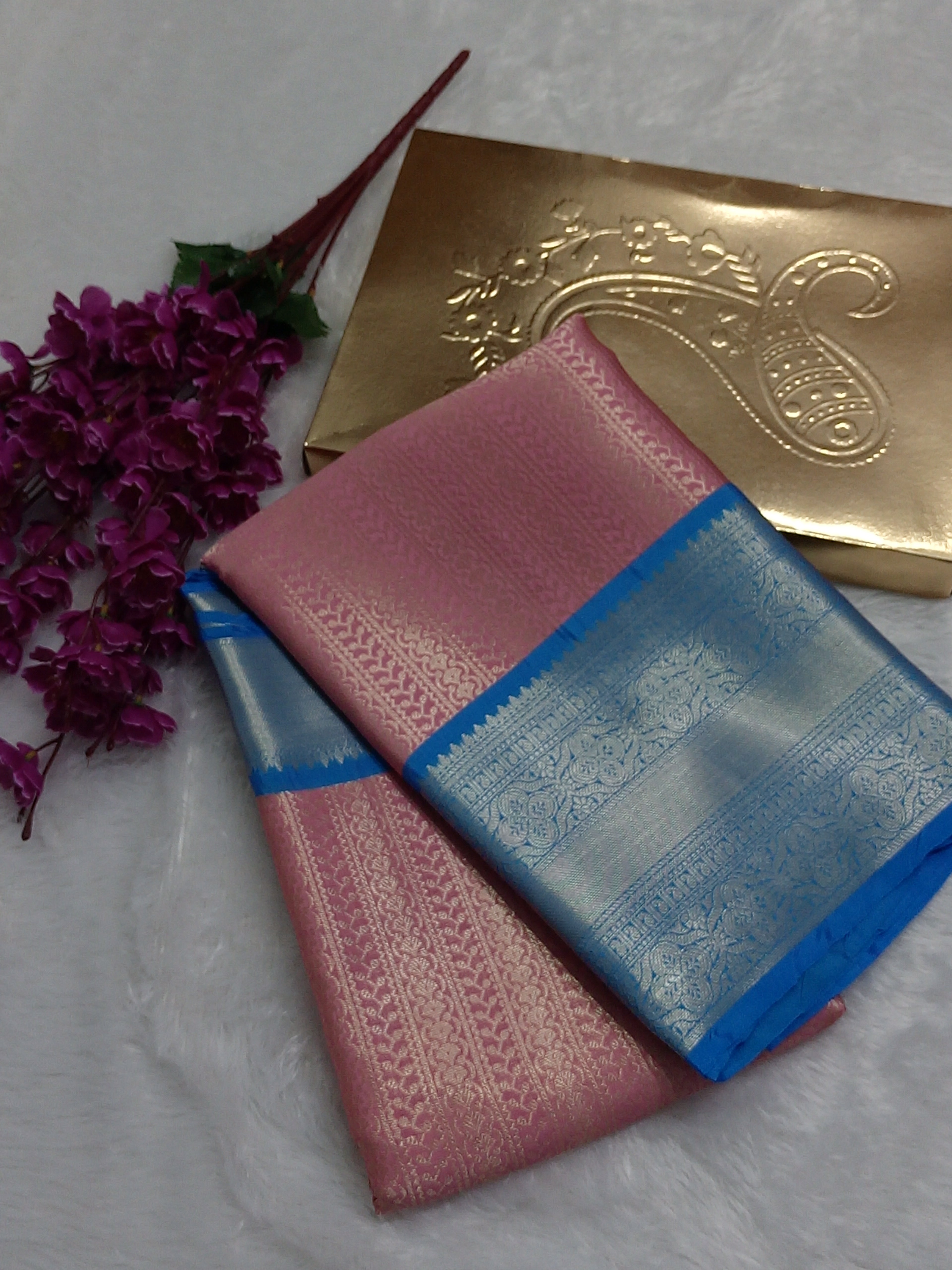 Wedding Wear Banarasi Semi Mashru Silk Saree