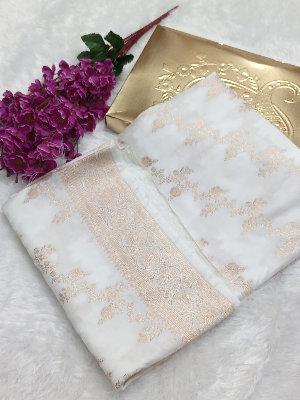 Aada Jal Work Mashru Silk Saree