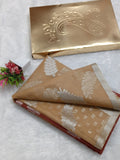 Dual Colour Banarasi Kora Organza Saree