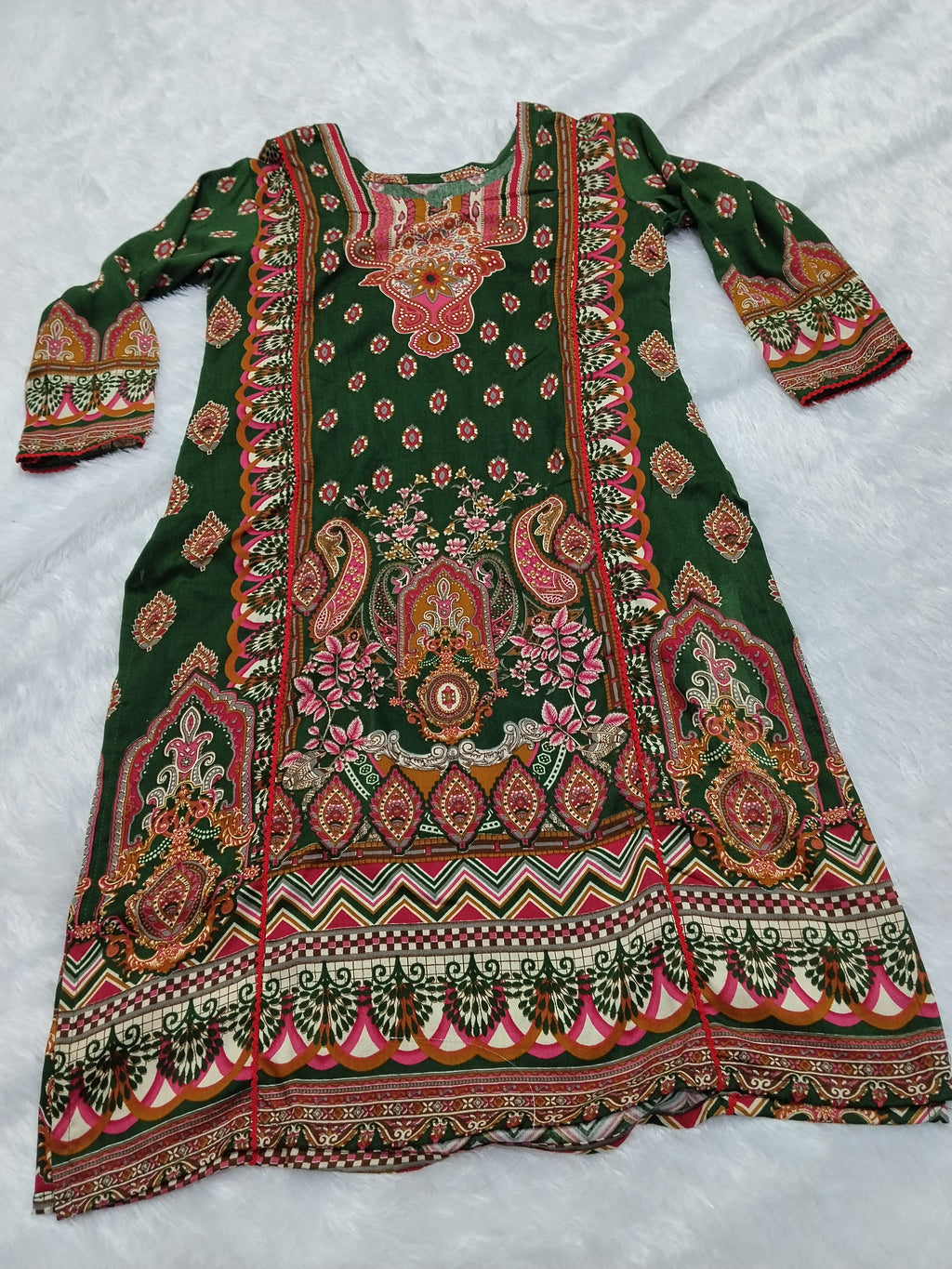 Fancy Designer Printed Rayon Kurti By Mks Creations